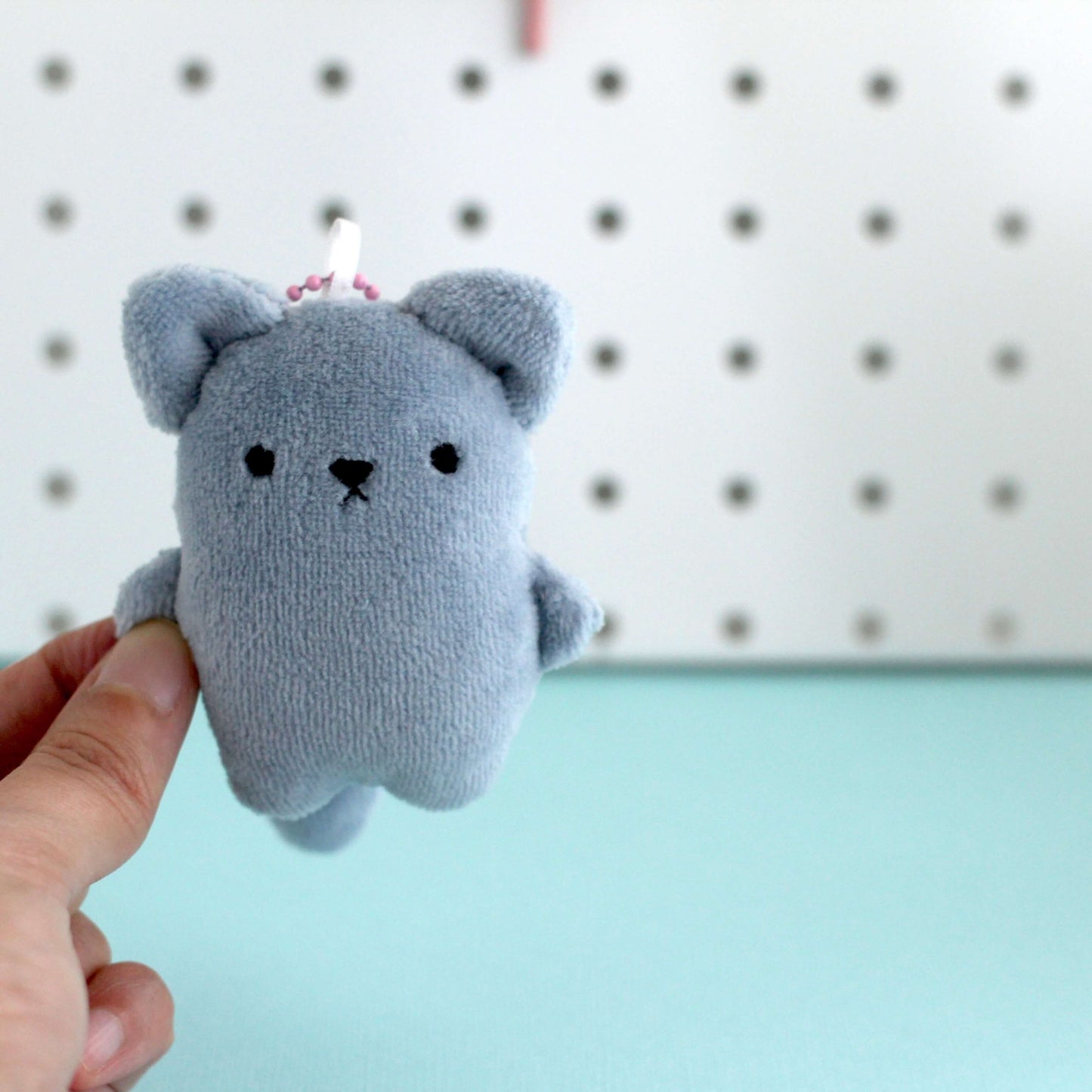 Cat Plush Charm (Grey)