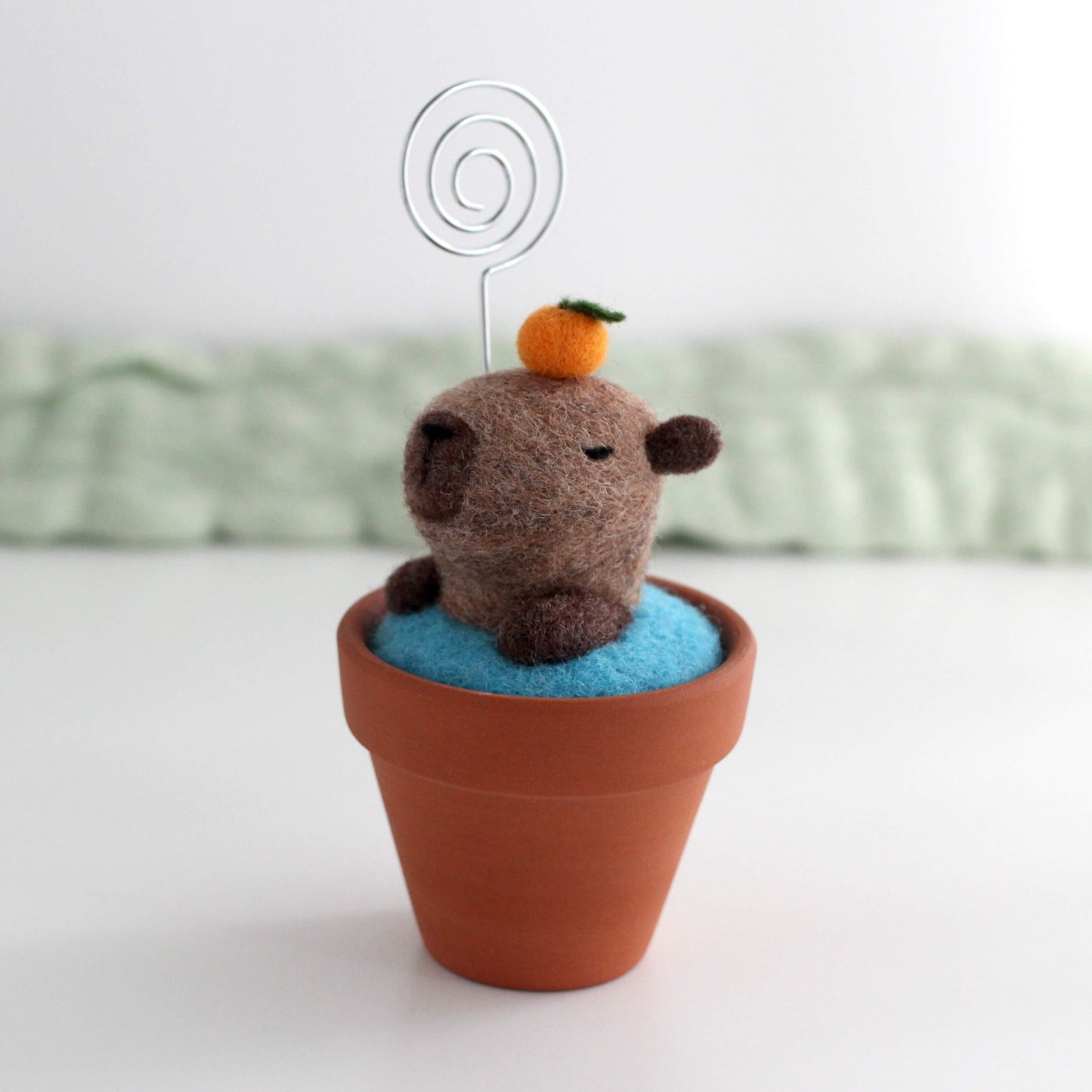 Capybara In a Bath Note Holder