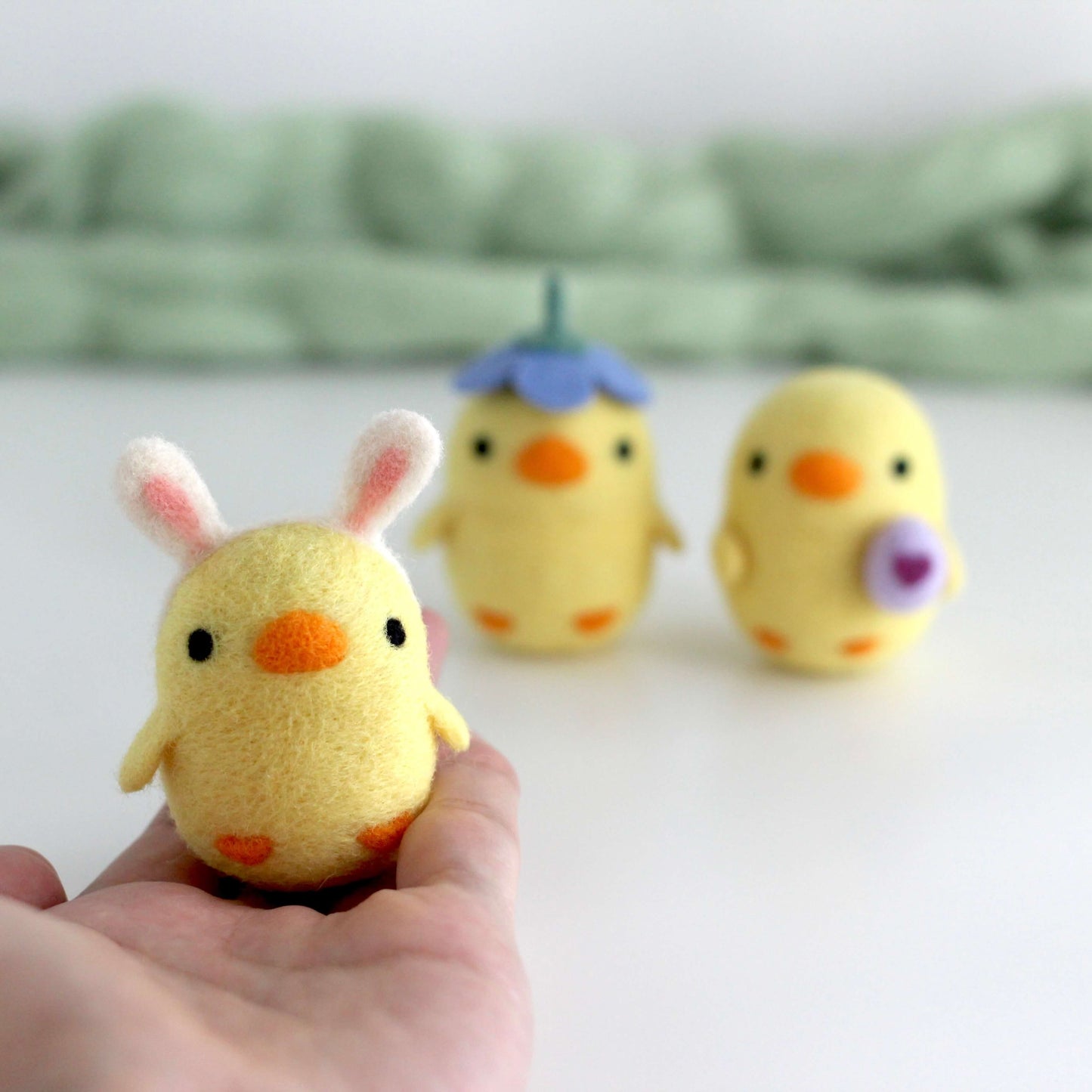 Needle Felted Chick Surprise Eggs