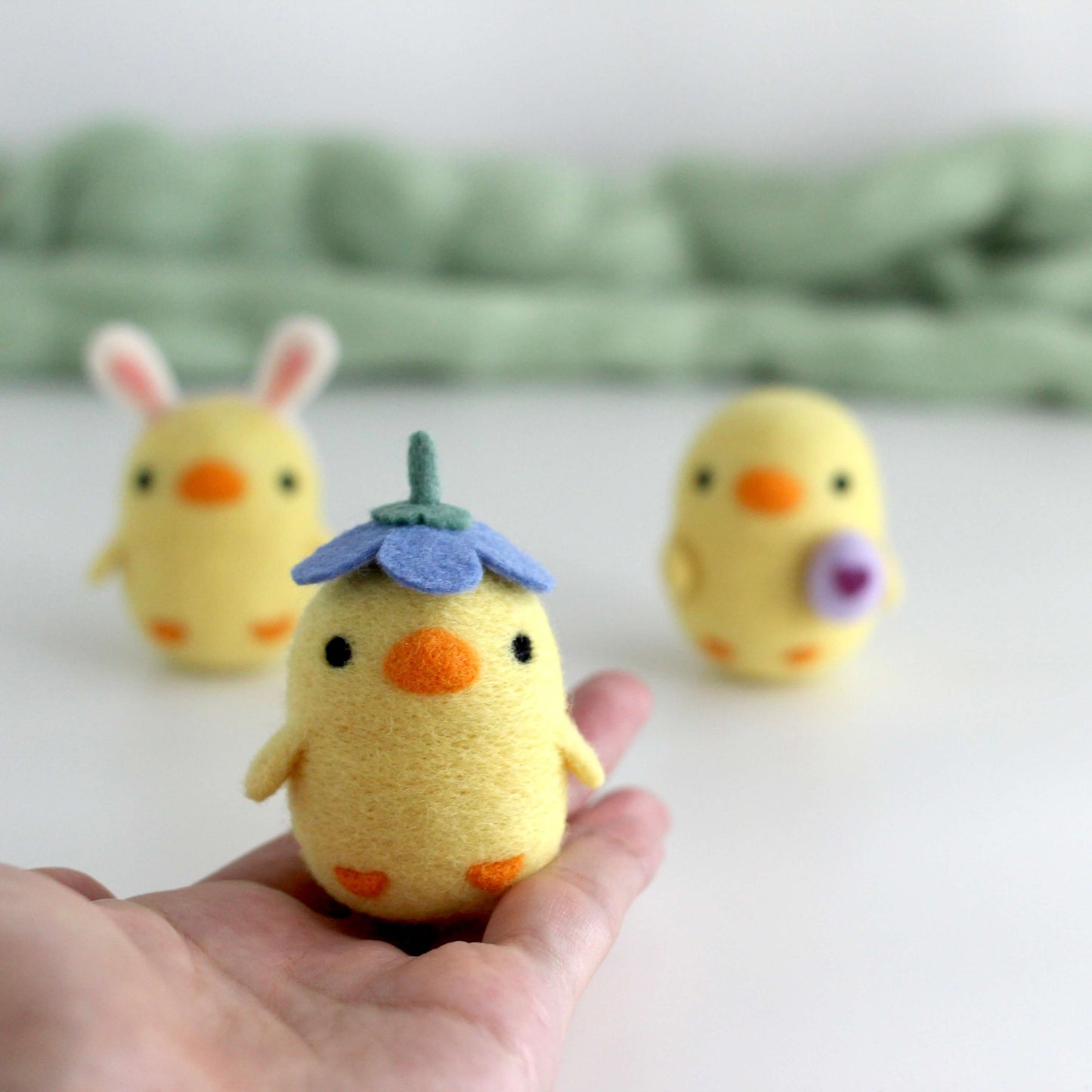 Needle Felted Chick Surprise Eggs