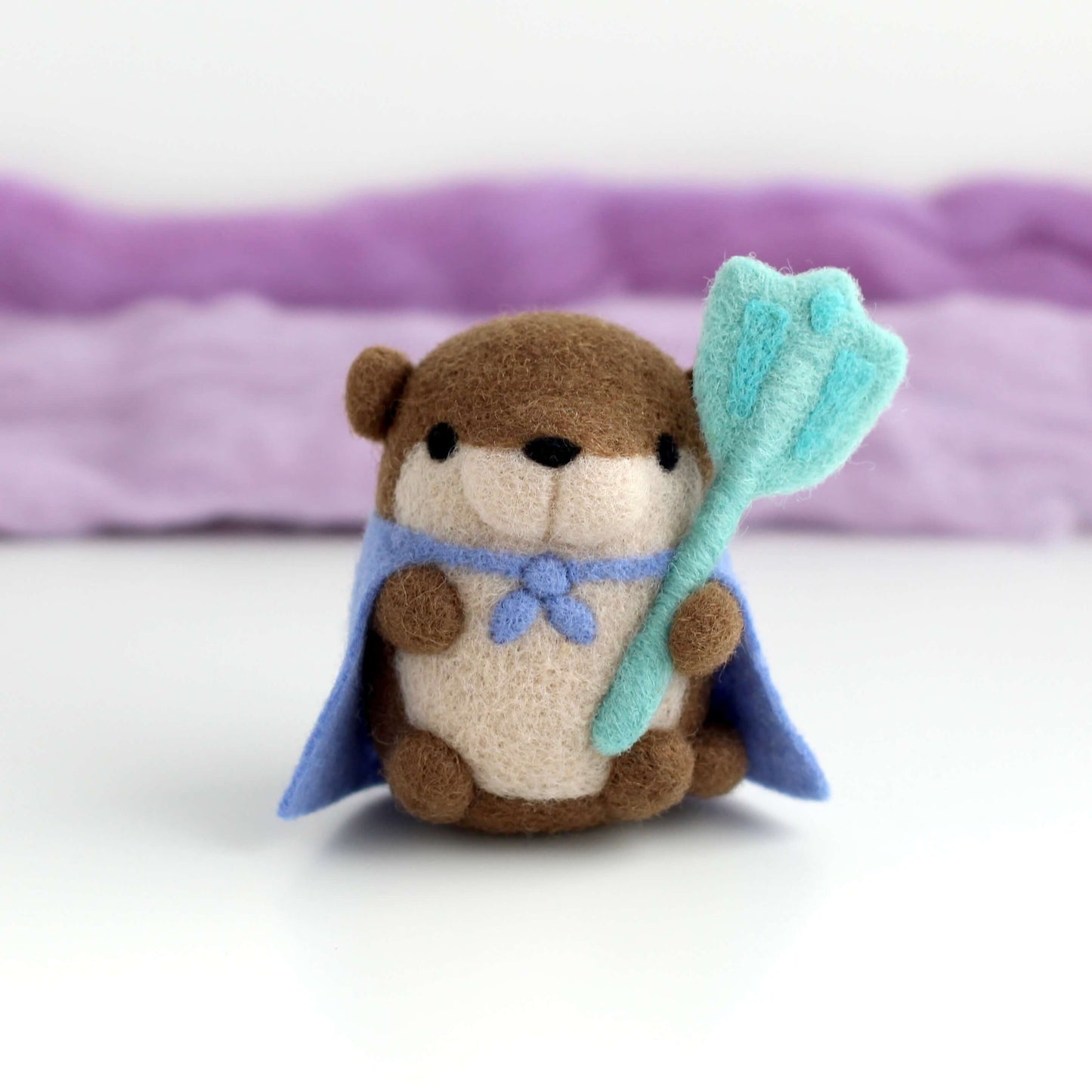 Needle Felted Otter Water Guardian