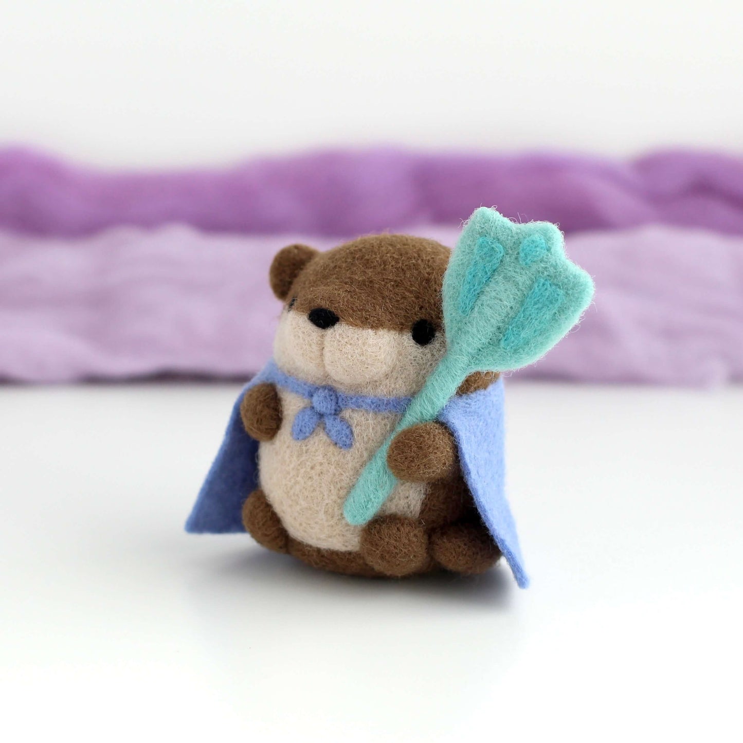 Needle Felted Otter Water Guardian