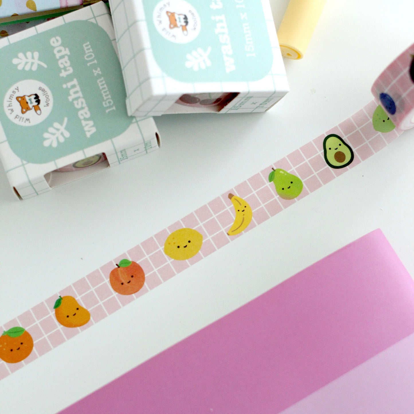 Rainbow Fruit Washi Tape