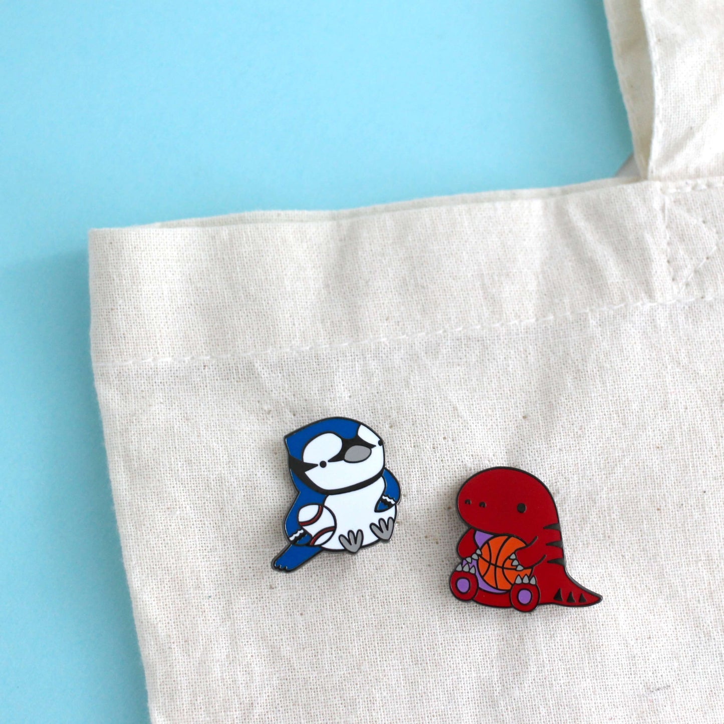 Toronto Basketball Raptor Enamel Pin