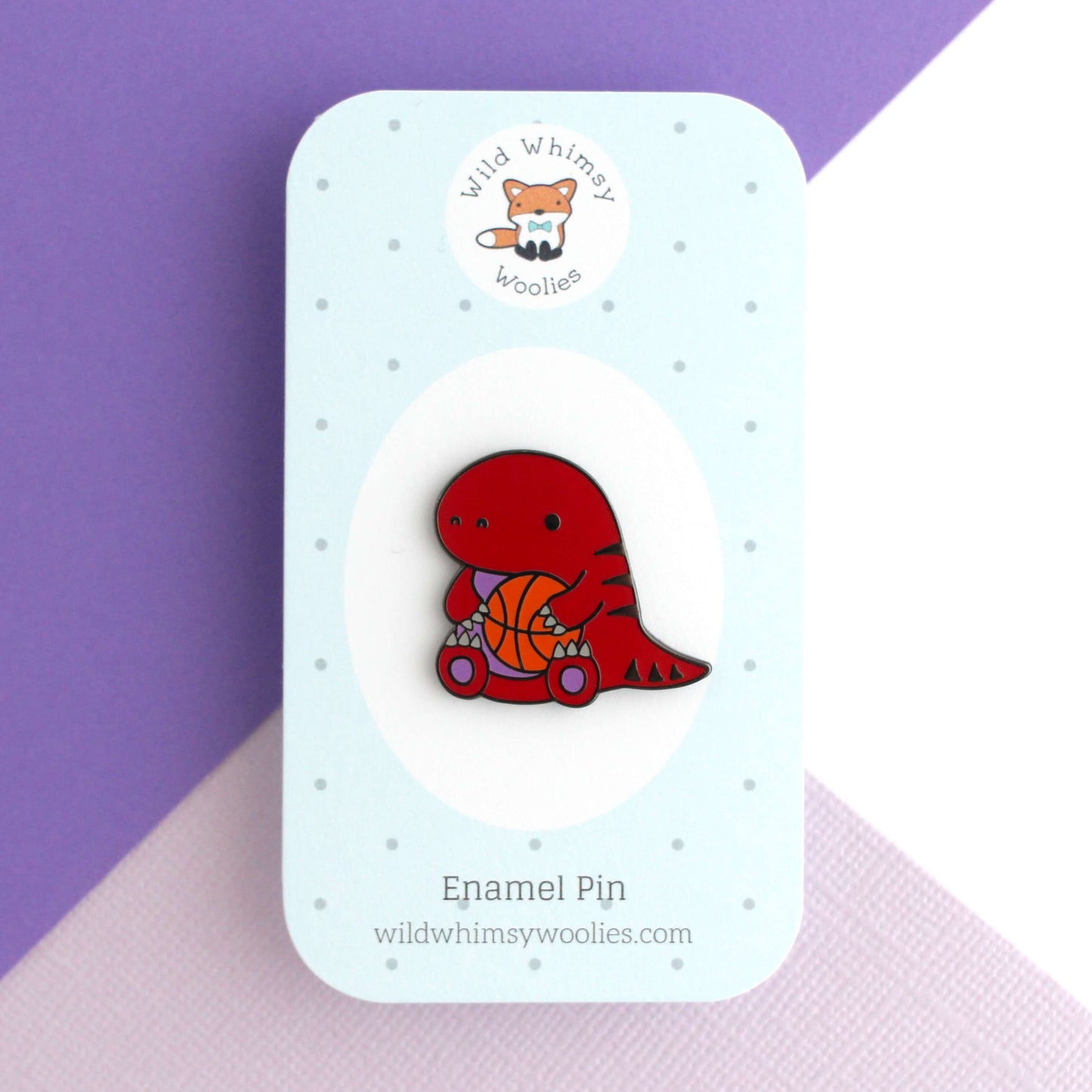 Toronto Basketball Raptor Enamel Pin