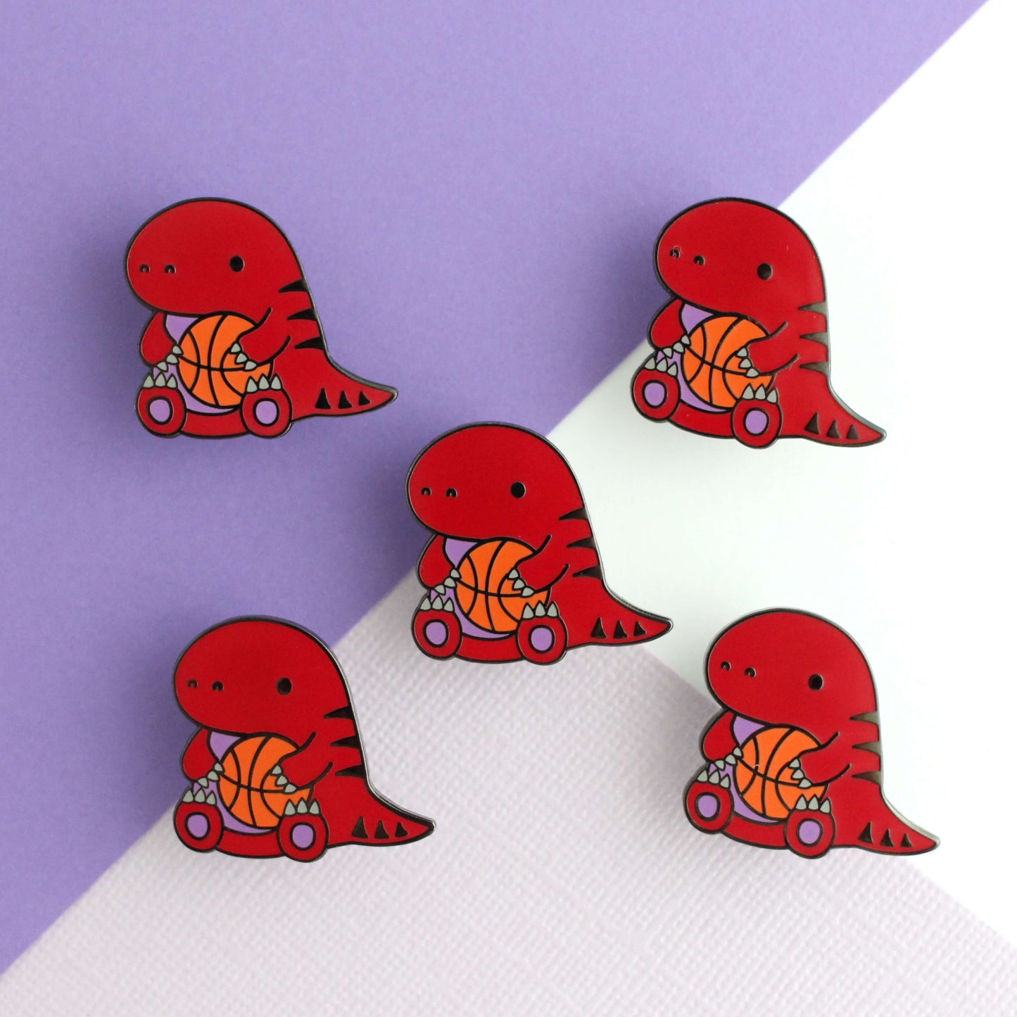 Toronto Basketball Raptor Enamel Pin