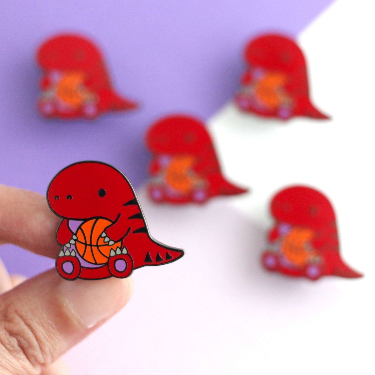 Toronto Basketball Raptor Enamel Pin