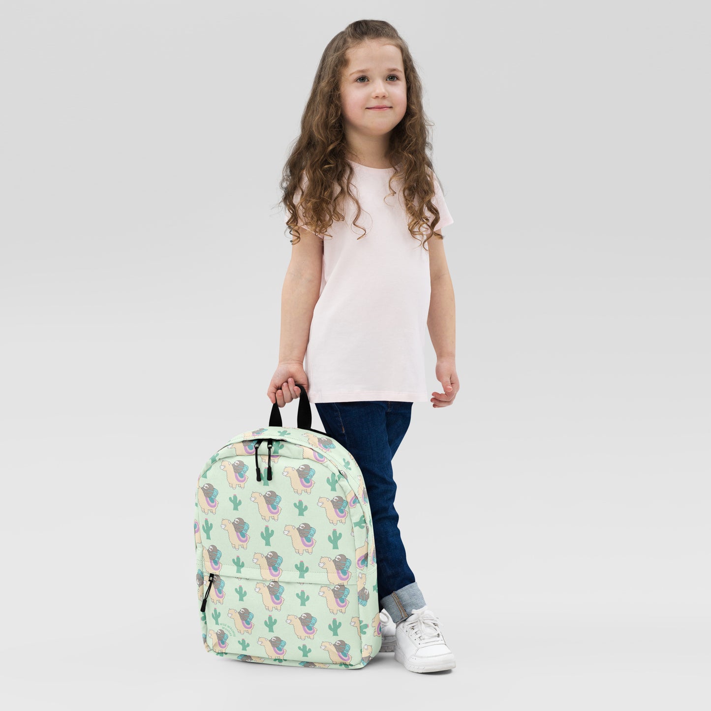 Sloth and Alpaca Adventurer Backpack - Light Green