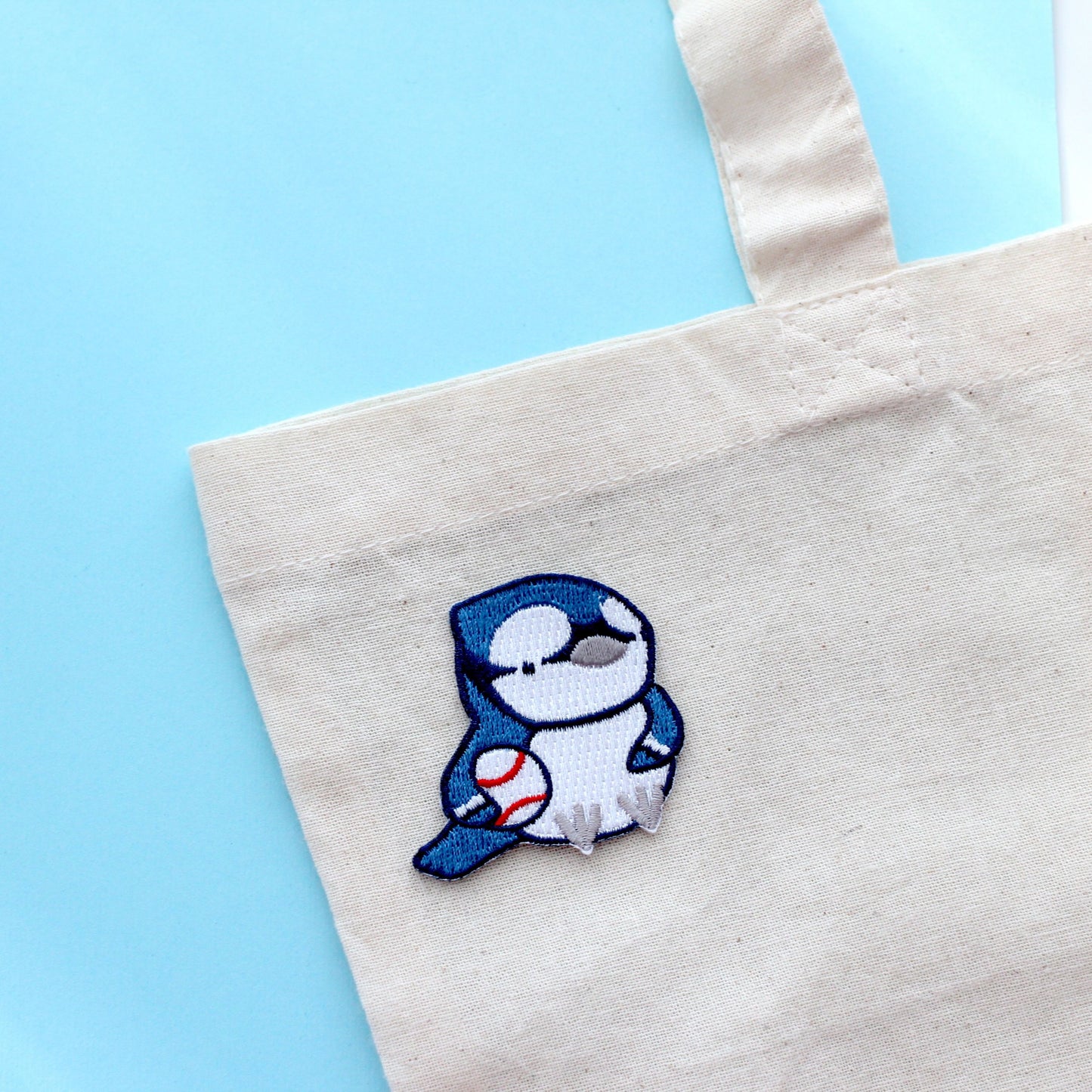 Blue Jay Baseball Iron On Patch for Jeans and Jackets
