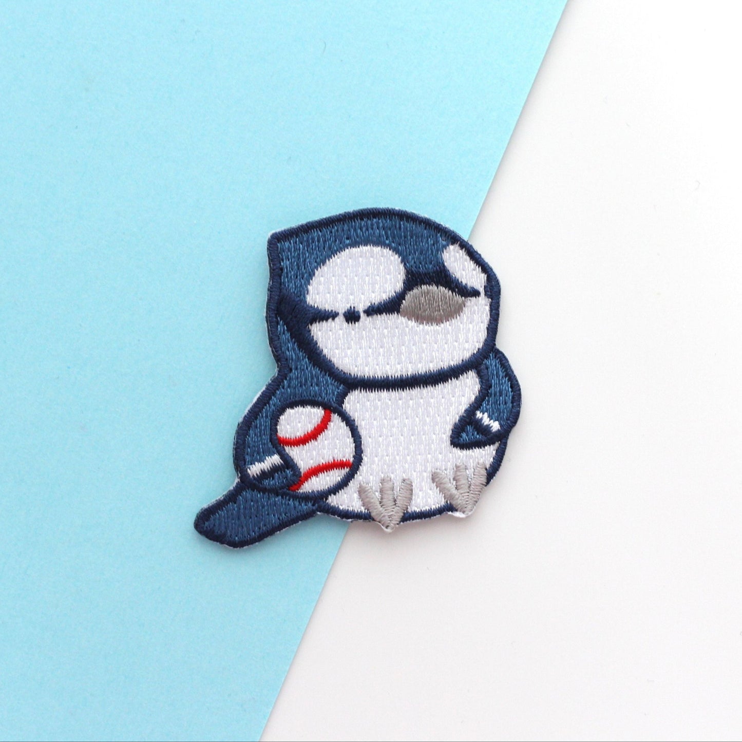 Blue Jay Baseball Iron On Patch for Jeans and Jackets