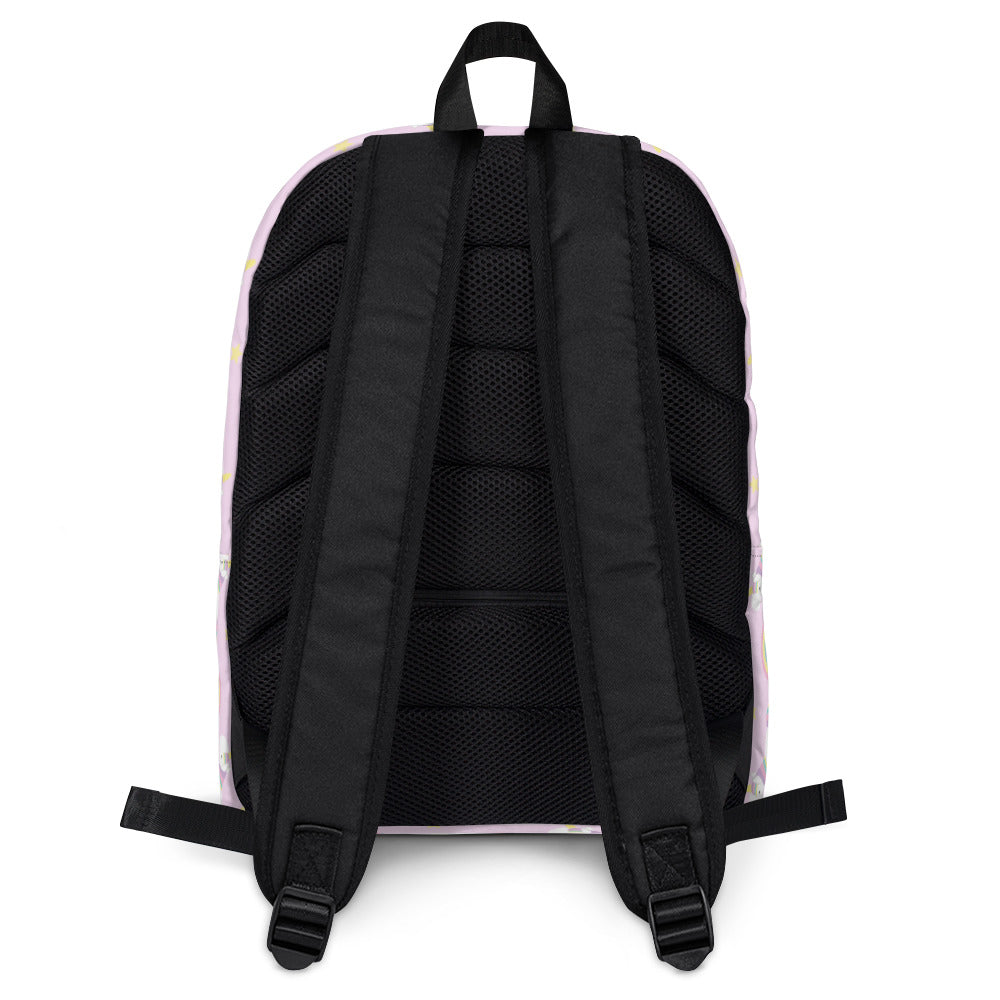 Rainbow Unicorn Backpack - Light Pink by Wild Whimsy Woolies