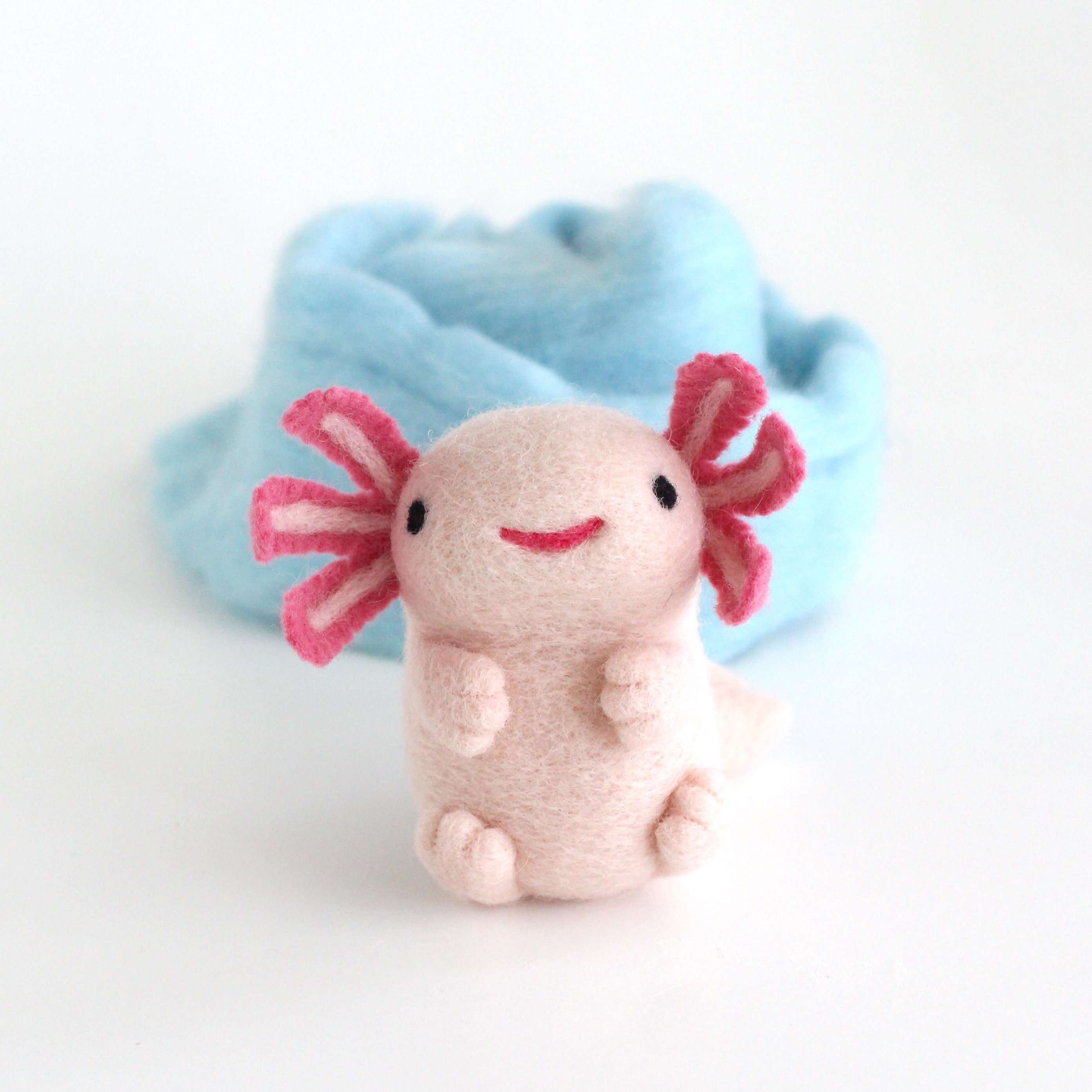 Needle Felted Axolotl - Main Image
