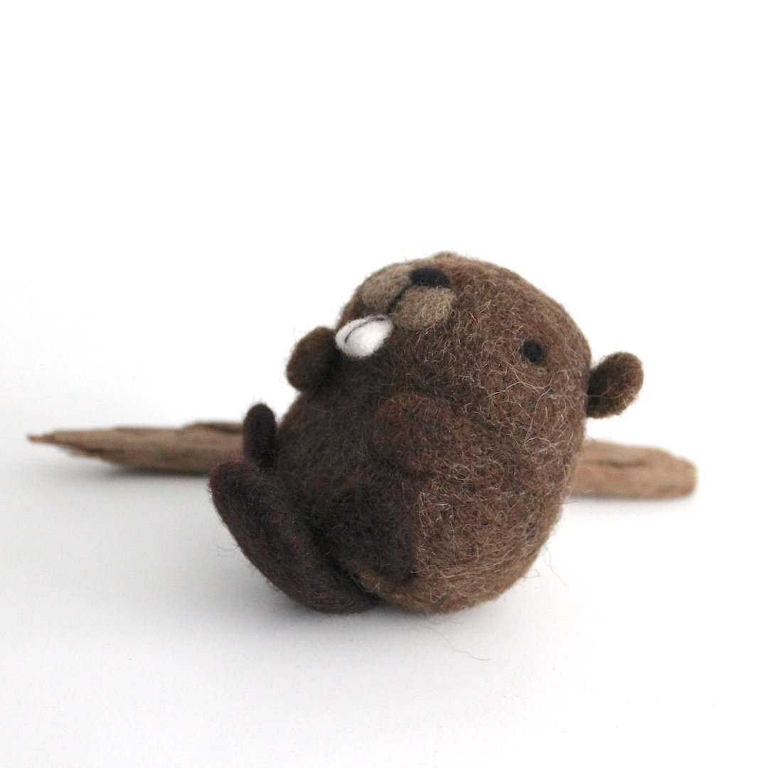 Needle Felted Beaver