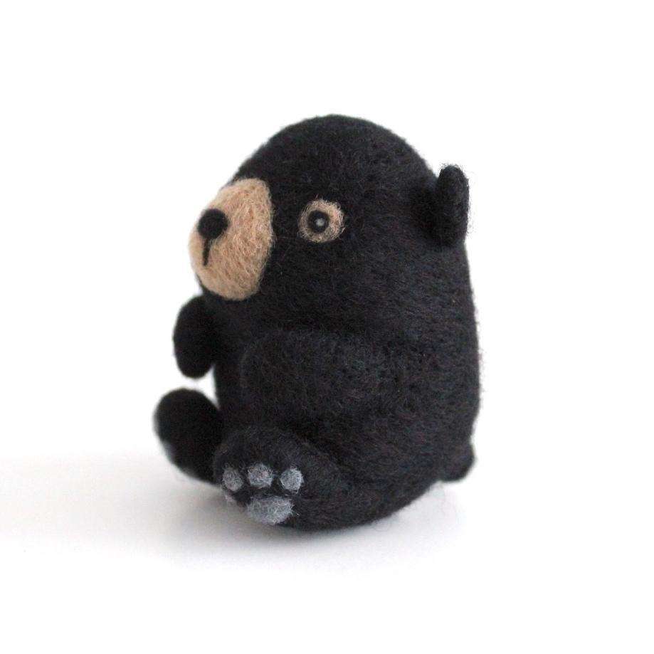 Needle Felted Black Bear