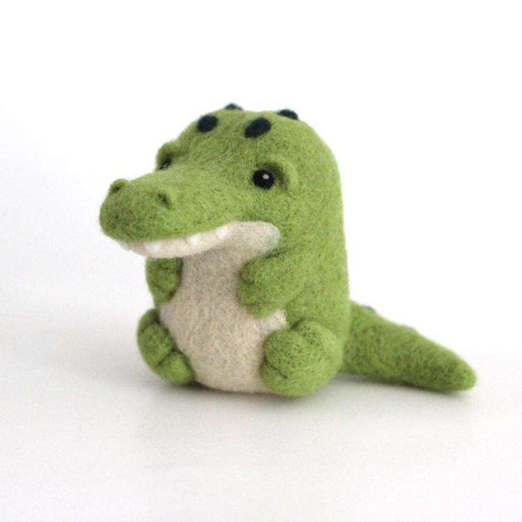 Needle Felted Crocodile