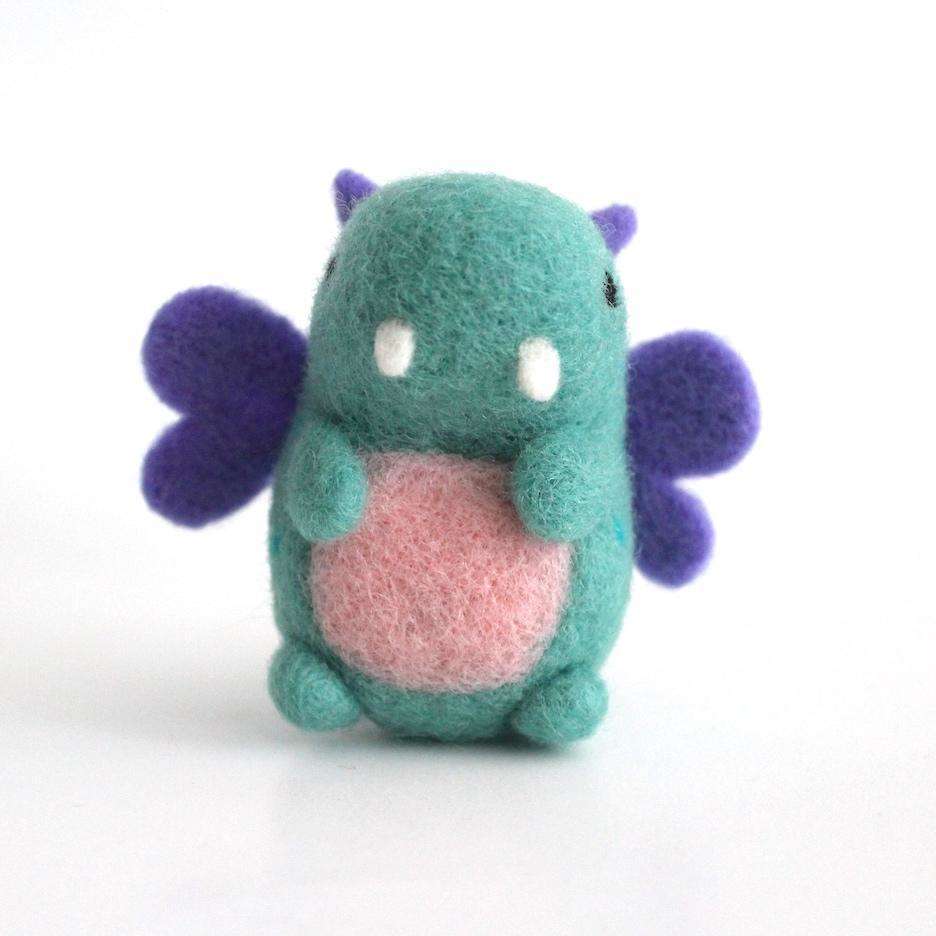Needle Felted Fairy Dragon by Wild Whimsy Woolies