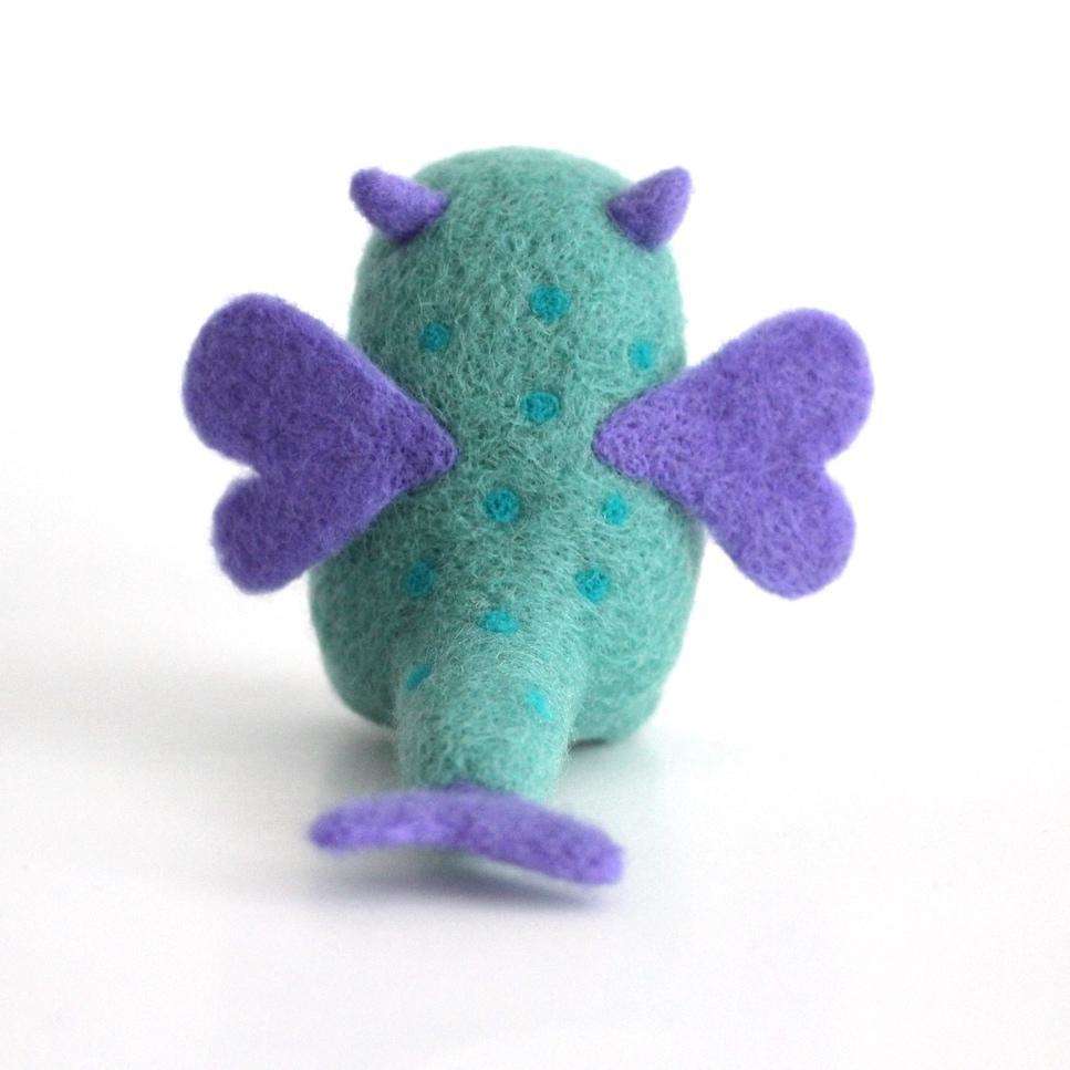 Needle Felted Fairy Dragon by Wild Whimsy Woolies