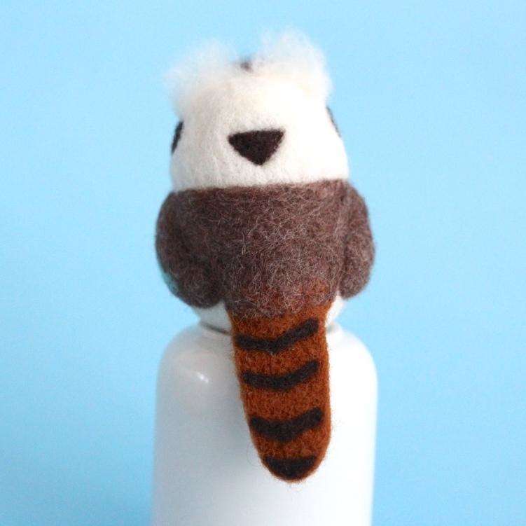Needle Felted Kookaburra Hanging Ornament by Wild Whimsy Woolies