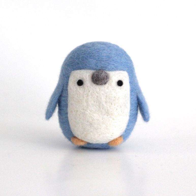 Needle Felted Little Blue Penguin