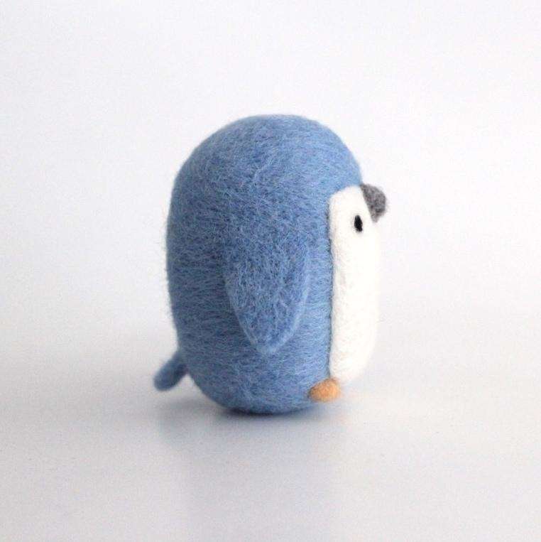 Needle Felted Little Blue Penguin