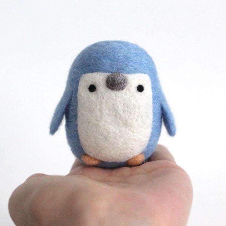 Needle Felted Little Blue Penguin