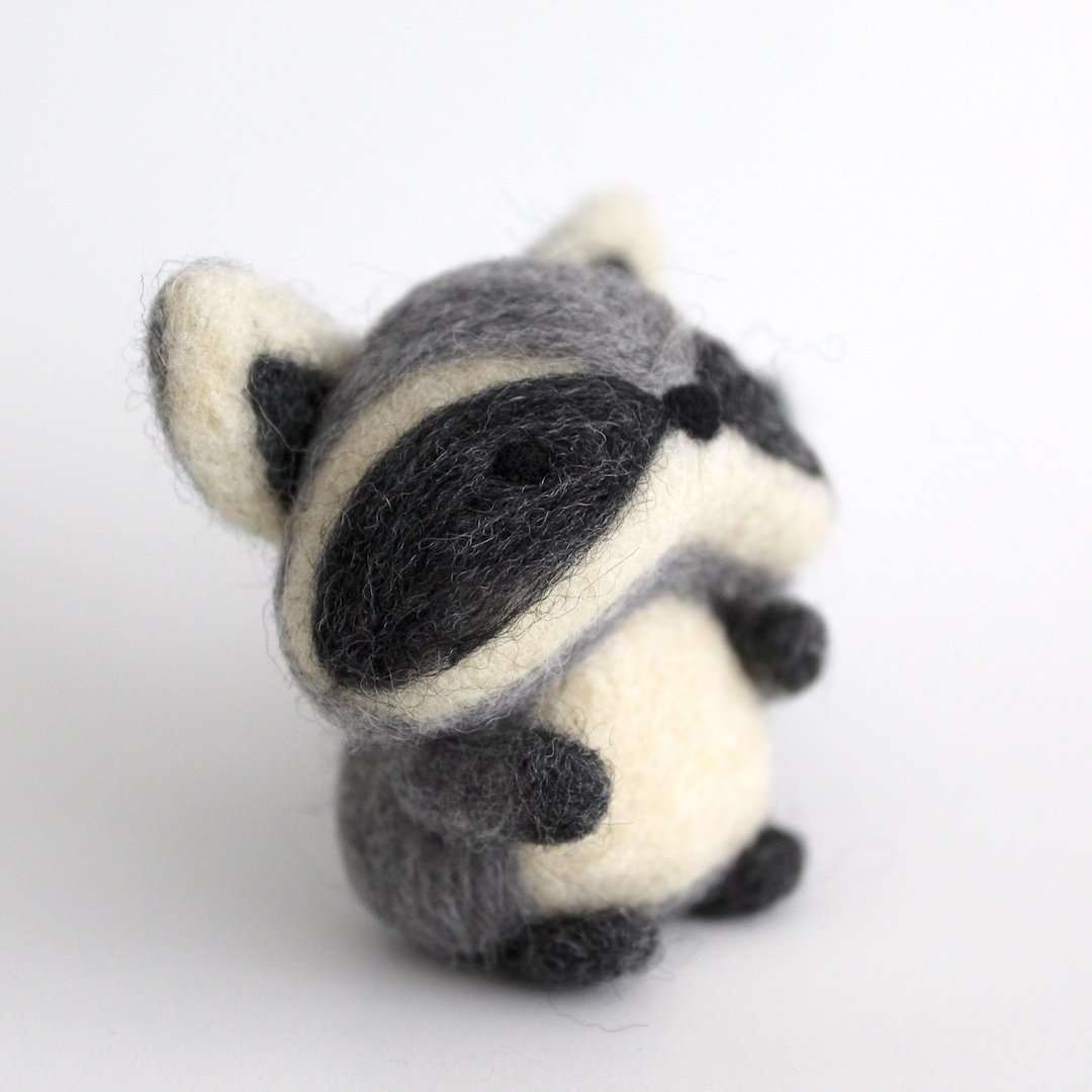 Needle Felted Raccoon