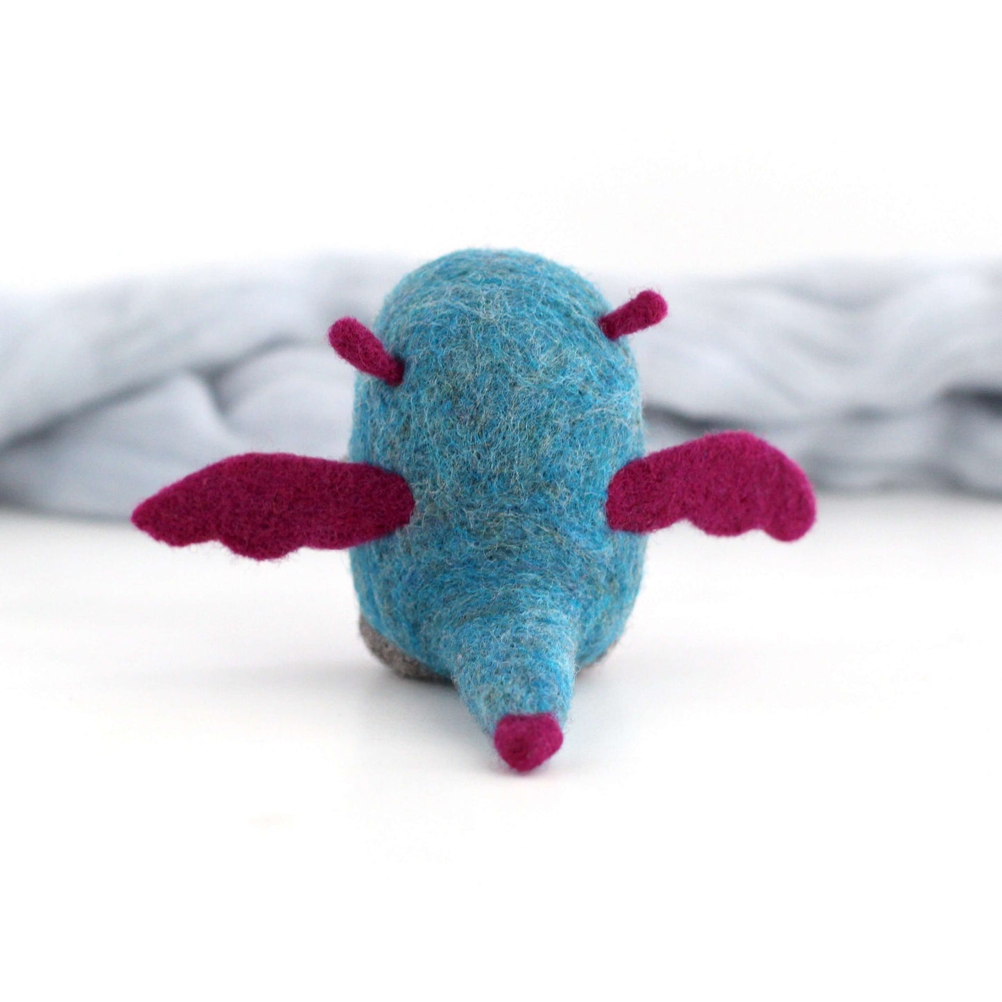 Needle Felted Sloth in Dragon Costume by Wild Whimsy Woolies