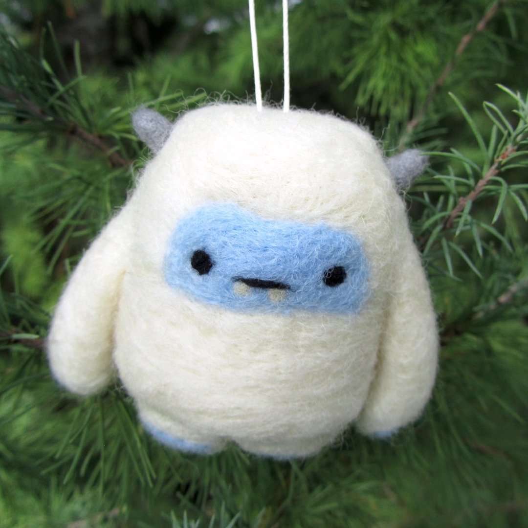 Needle Felted Yeti