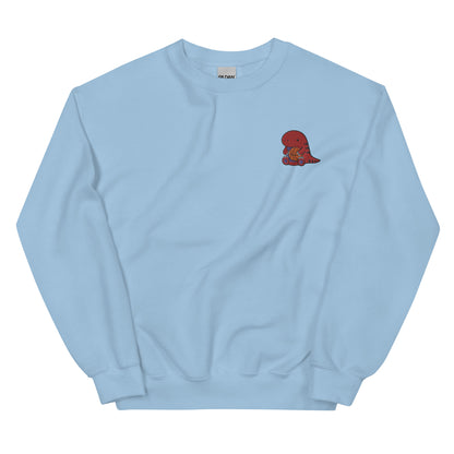 Embroidered Raptor Sweatshirt - Toronto Basketball Apparel: Light Blue / S