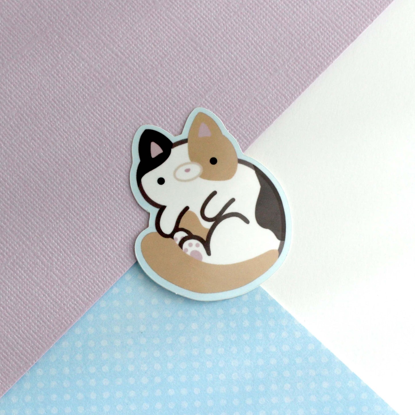 Calico Cat Vinyl Sticker