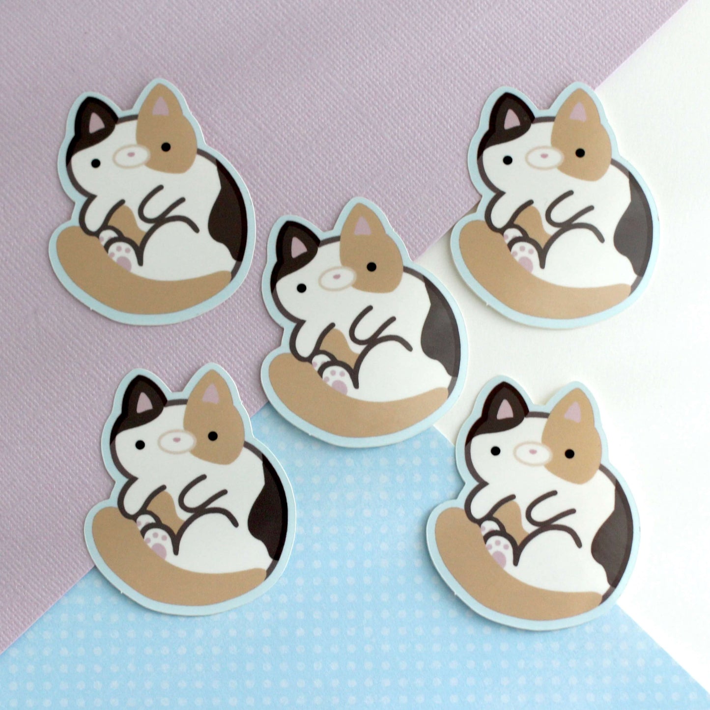 Calico Cat Vinyl Sticker