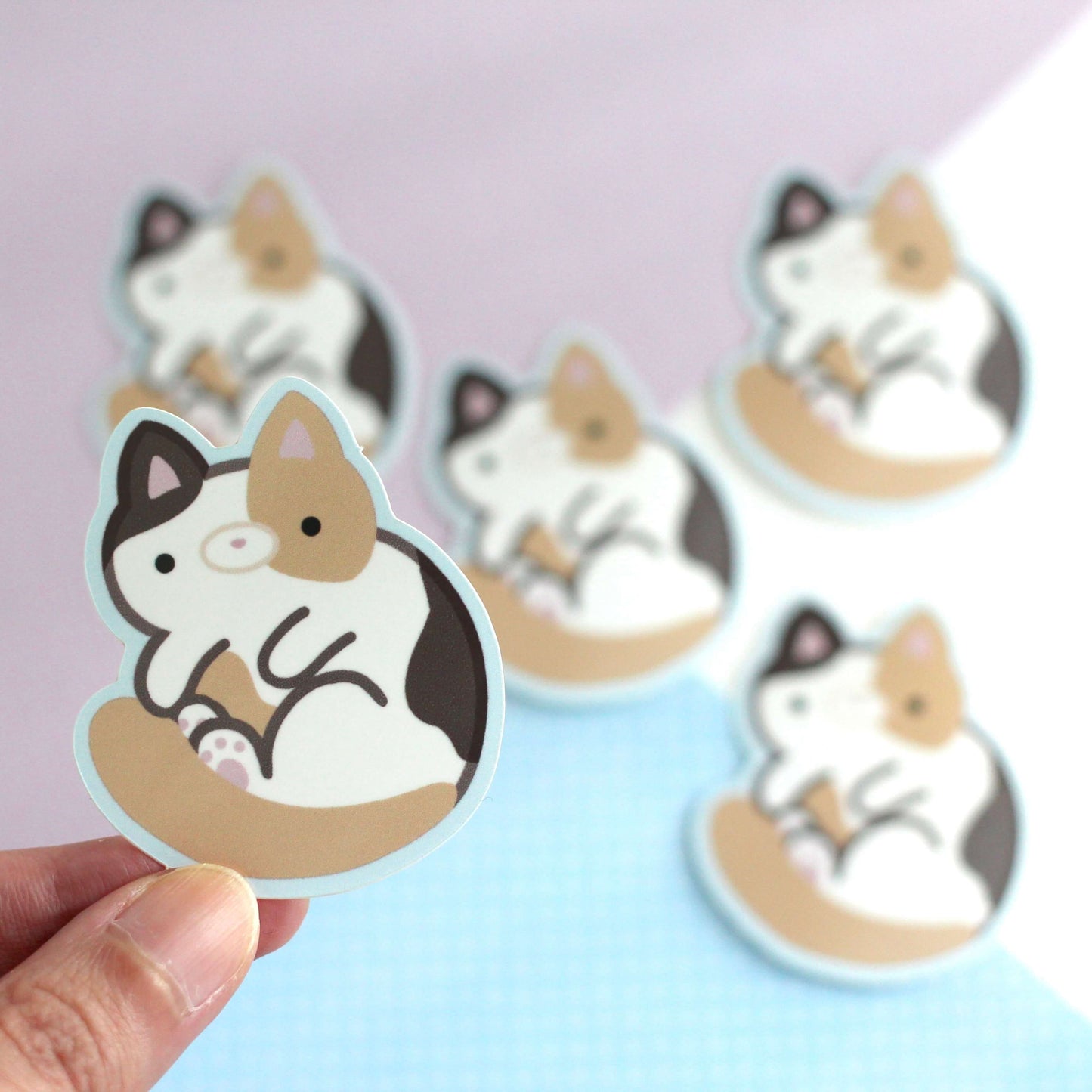 Calico Cat Vinyl Sticker