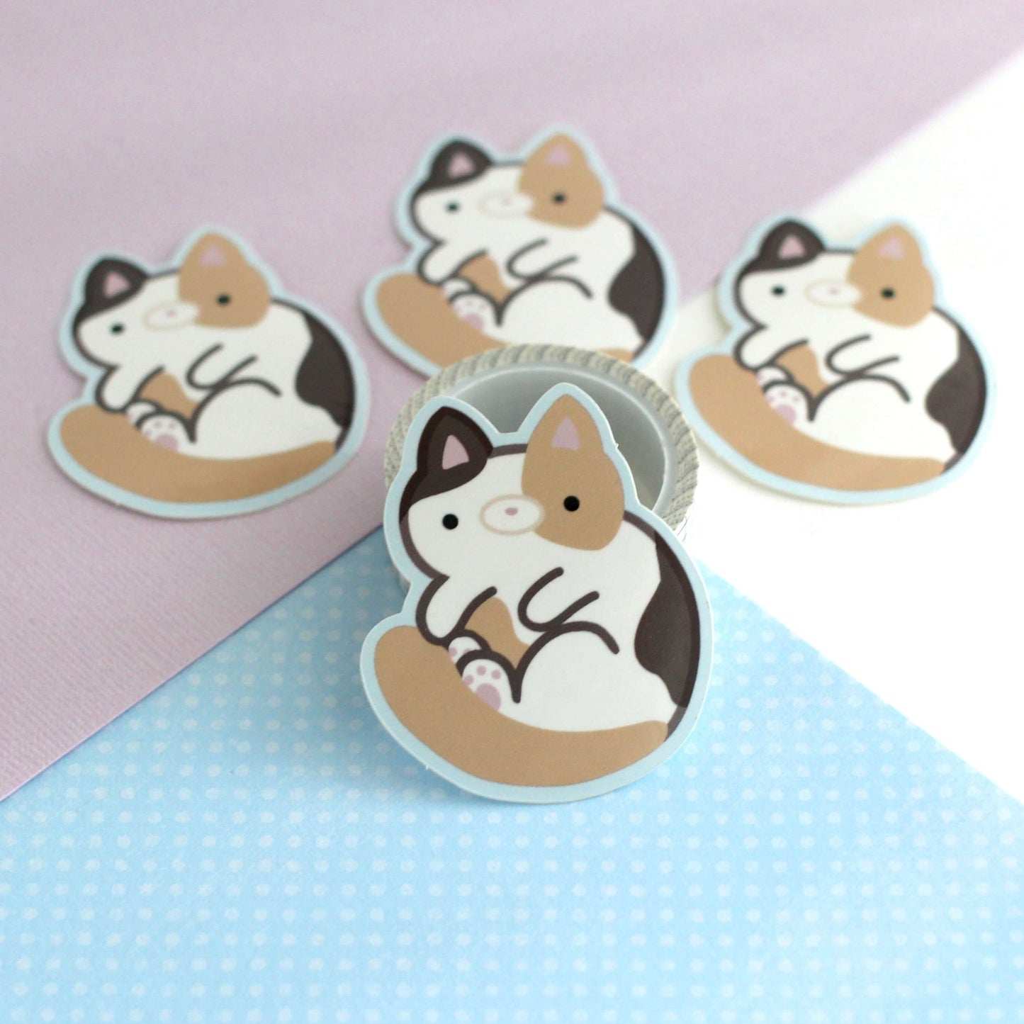 Calico Cat Vinyl Sticker