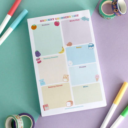 Grocery Shopping List Notepad (5.5″ x 8.5″)