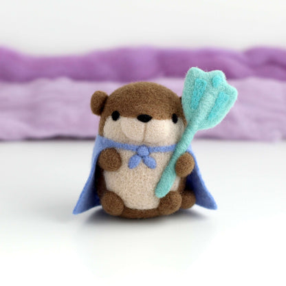 Needle Felted Otter Water Guardian