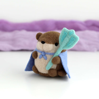 Needle Felted Otter Water Guardian