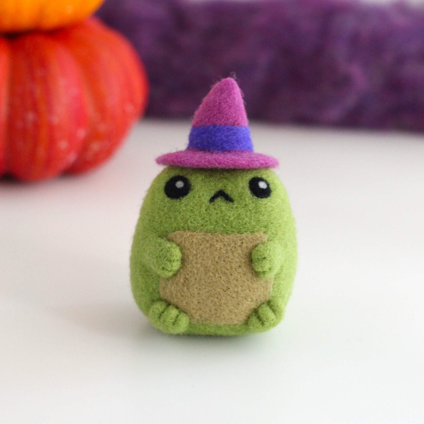 Needle Felted Toad Witch