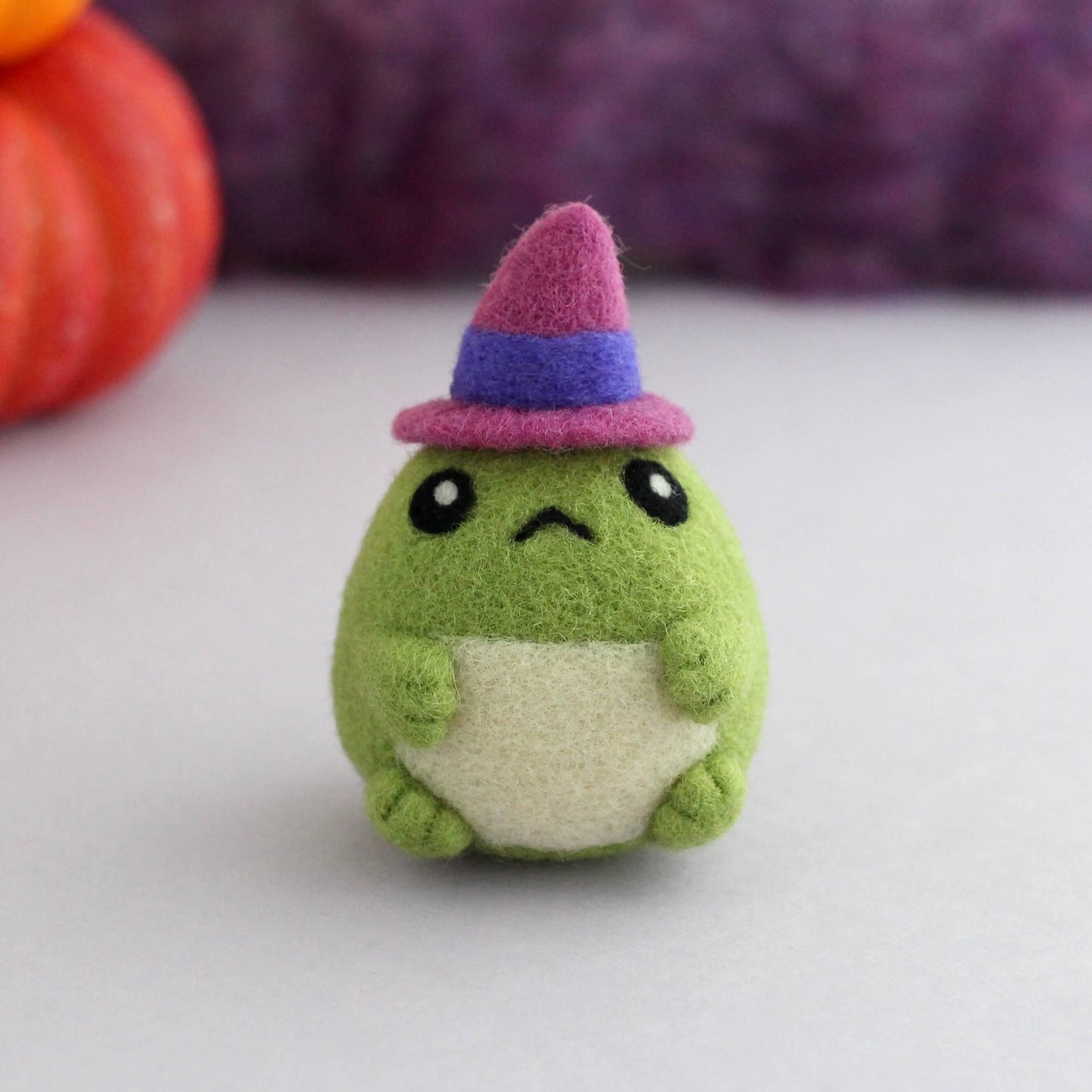 Needle Felted Toad Witch