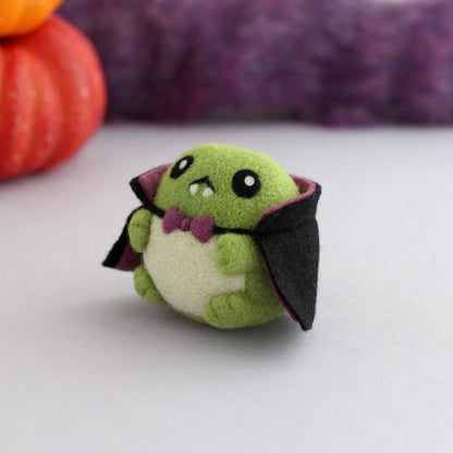 Needle Felted Vampire Toad