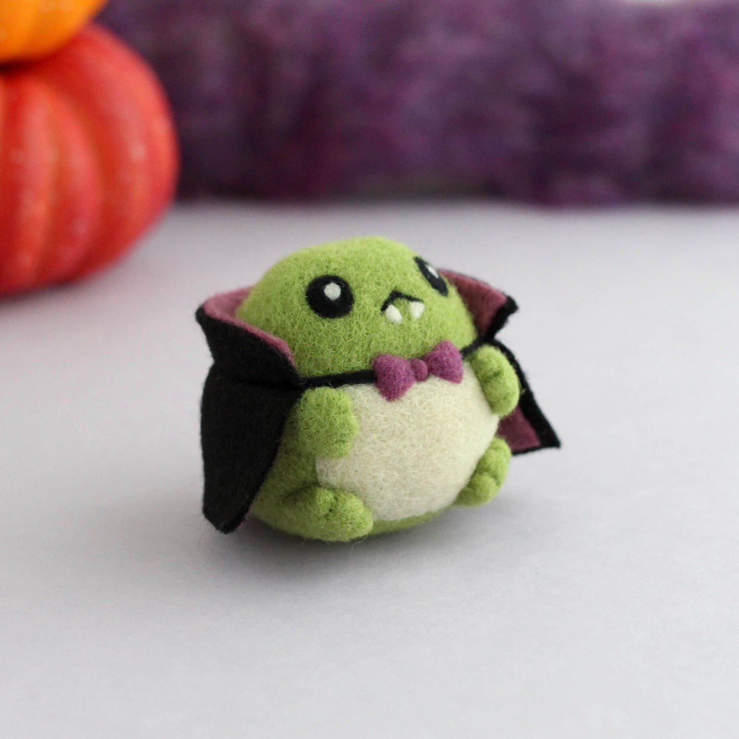 Needle Felted Vampire Toad