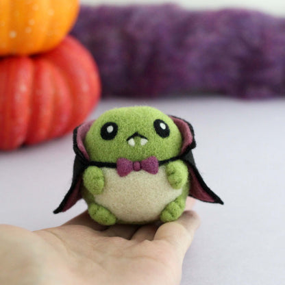 Needle Felted Vampire Toad