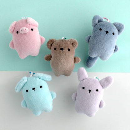 Puppy Dog Plush Charm (Light Blue)