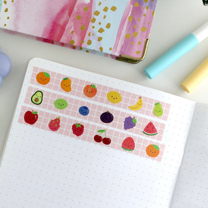 Rainbow Fruit Washi Tape