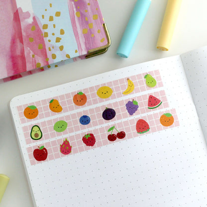 Rainbow Fruit Washi Tape