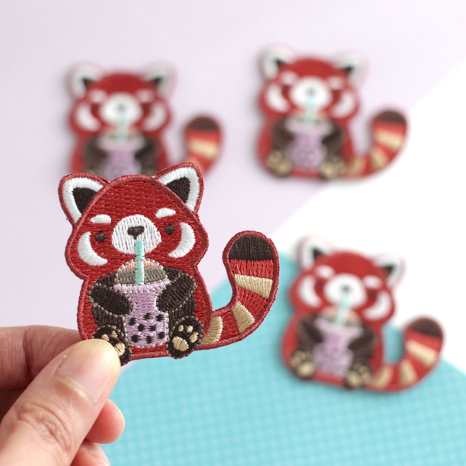 Small Animal Embroidered Applique Badge Giant Panda - Temu