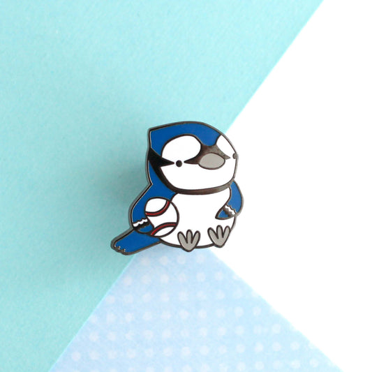 Blue Jay Enamel Pin - Baseball Pin - Bird Gift - Pin for Backpack