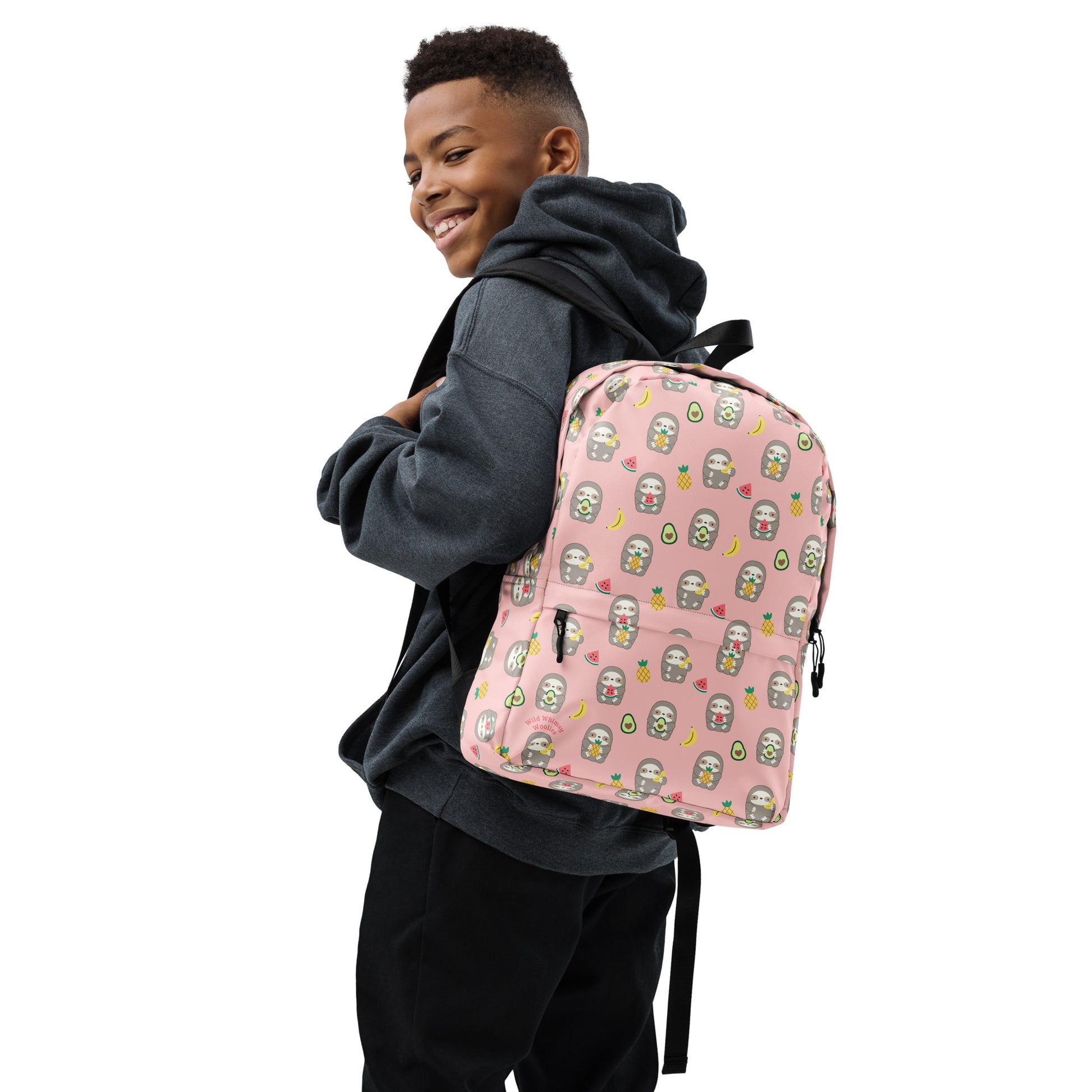 Fruit Sloth Backpack - Pink