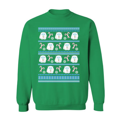 Yeti Christmas Sweatshirt: S / Irish Green