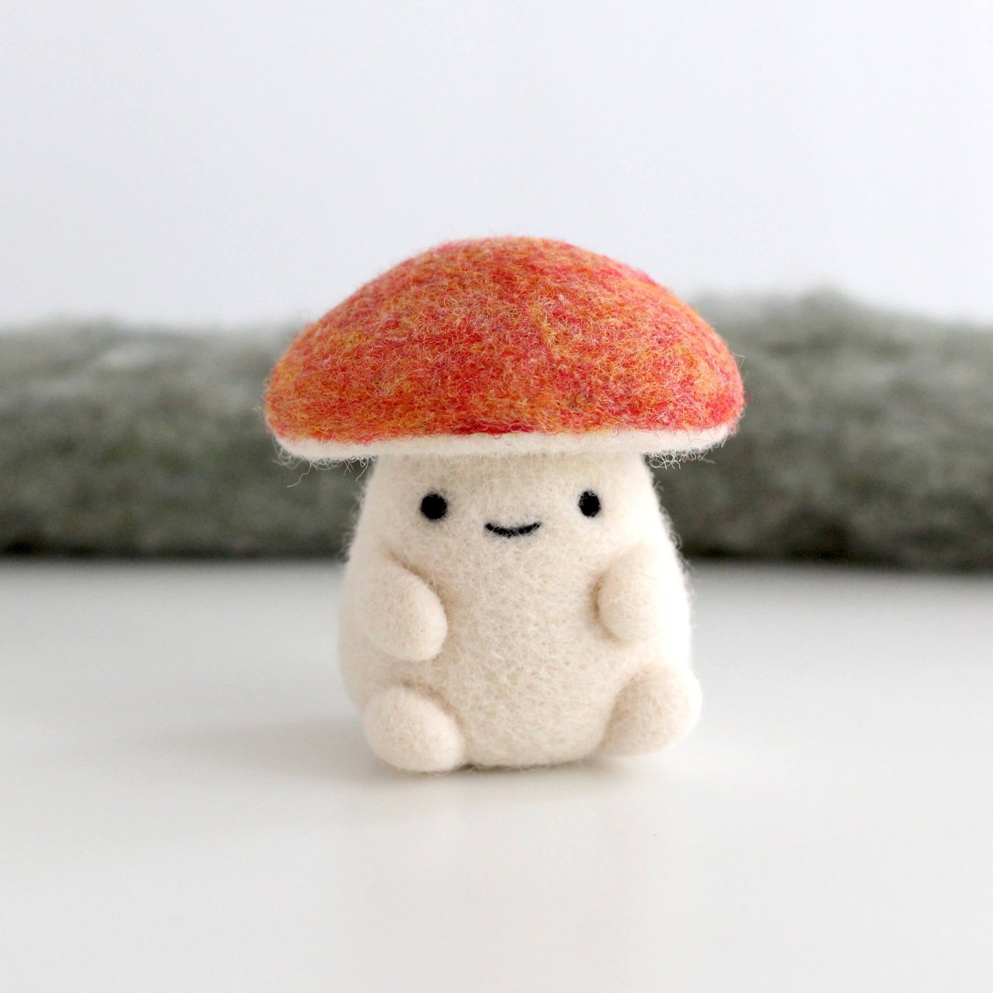 Needle Felted Orange Mushroom (Orange Oak Bolete)