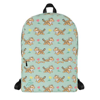 Leaping Tiger Backpack - Green by Wild Whimsy Woolies